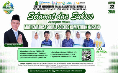 Tujuh Murid MTsN 1 Tasikmalaya Raih Prestasi pada MOSAIC 2026 Tingkat Kabupaten